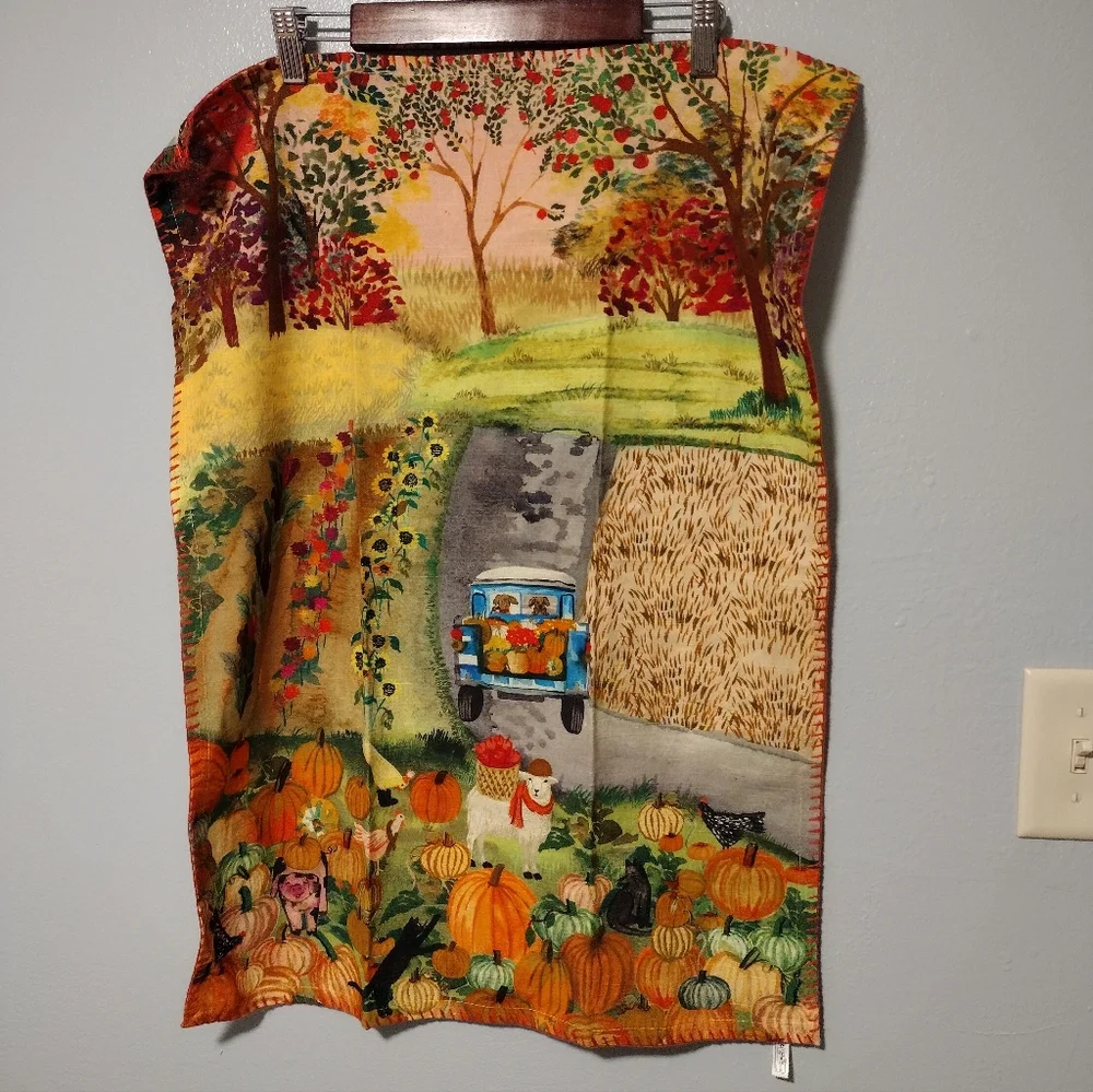 Anthropologie Fall Harvest Dish Towel - Picture 10 of 10